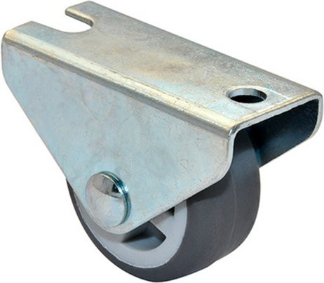 WAGNER SYSTEM Bockrolle silberfarben/schwarz, B/H: 14 x 34 mm, max. Tragfähigkeit: 45 kg - Bild 1