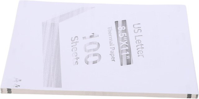 KaiSai Thermodruckpapier A4, 100 Blatt, weiß, schnelltrocknend und tintenlos für tragbare Drucker, B/H: 21,0 x 29,7 cm - Bild 1