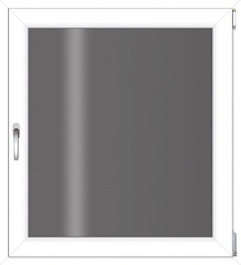 RORO Kunststoff-Fenster KOMFORT B70 in Weiss mit Klarglas, Breite: 95 cm, Höhe: 110 cm - Bild 1