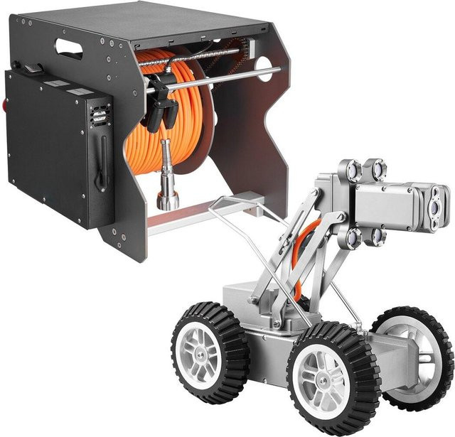 Buying Solutions, MB Kanalrohr-Inspektionsroboter mit 60m Pipeline-Erkundung, 2MP Front- und Rückkamera, Touchscreen-Tablet und IP68-Sanitärkamera in Multicolour - Bild 1