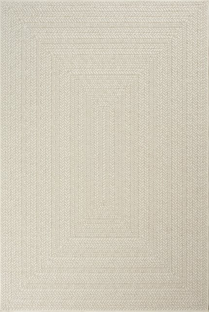 Teppich KENZY in Beige, rechteckig, maschinengefertigt aus Polypropylen, geeignet für Fußbodenheizung - Bild 1