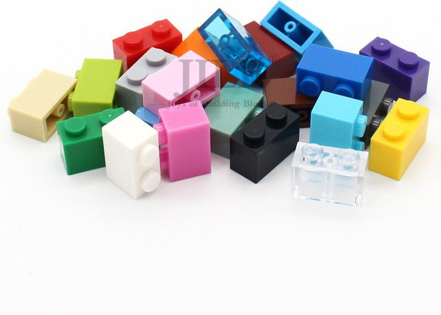 Moc Kreative Dicke Ziegel 1x2 3004, Bausteine, 100-teiliges Set - Bild 1