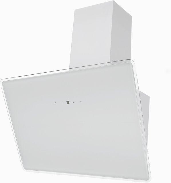 Respekta Schräghaube Lora Weiß mit LED-Display und Timer, Breite: 60 cm, Energieeffizienzklasse A++ - Bild 1