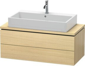 Duravit Waschtischunterschrank Compact L-Cube mit 2 Schubladen, Breite: 102 cm, Tiefe: 47,7 cm, Höhe: 40 cm - Bild 1