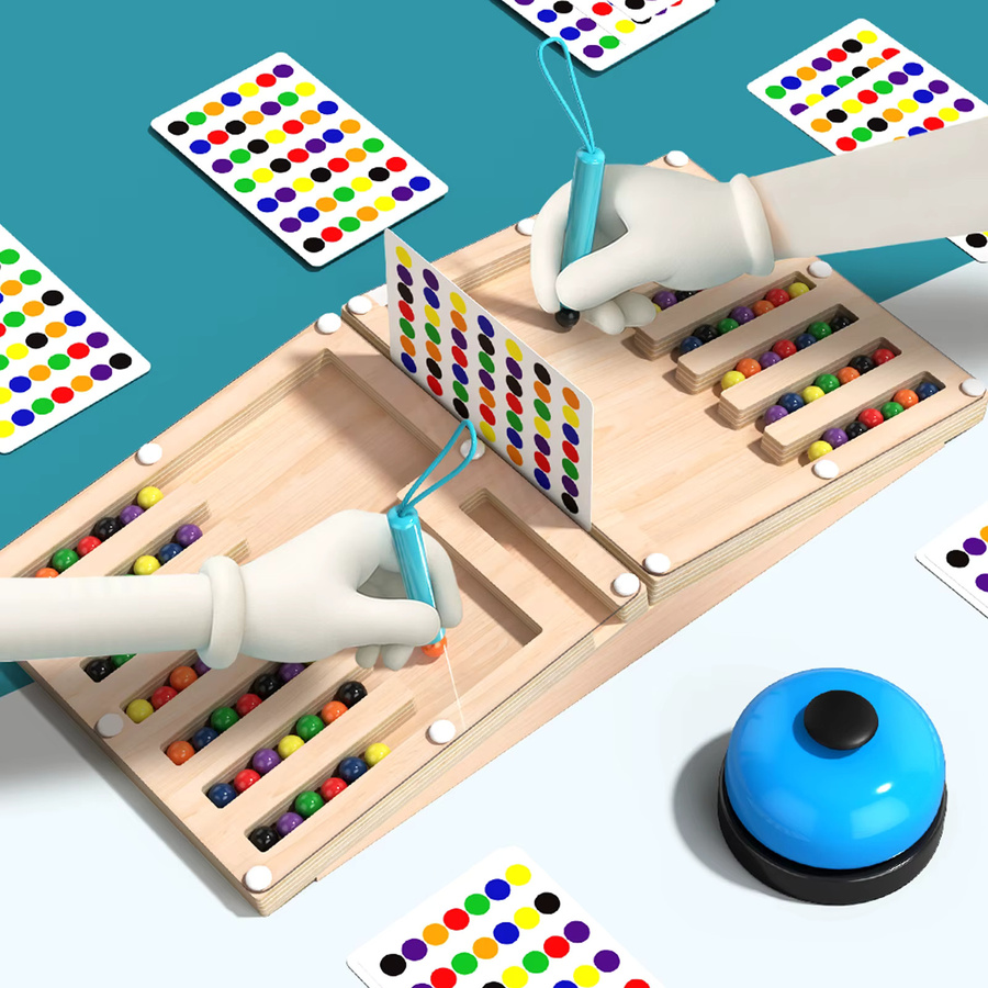 Tlewj Holz-Kampfspiel, Lernspielzeug, Bunt / Mehrfarbig - Bild 3
