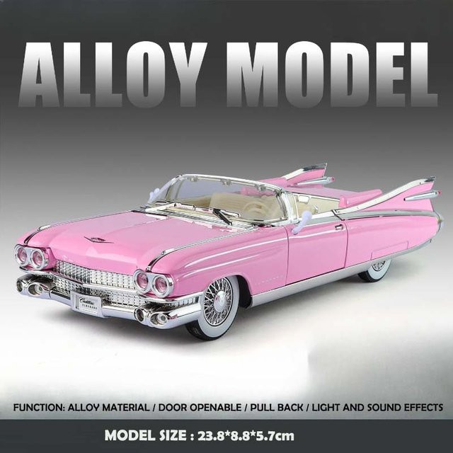 Linyi toy car 1959 Eldorado Big Rocket, Modellminiaturauto, 1:24, Metall, ab 14 Jahren - Bild 1