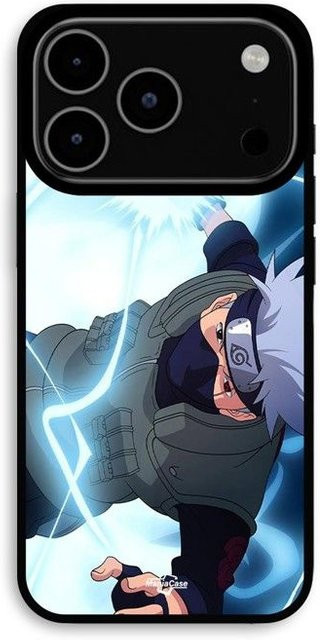 MANIACASE iPhone 17 Pro Hülle Naruto Maske Macht in Schwarz und Multicolour - Bild 1