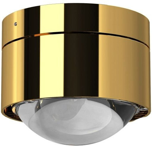 Top Light Puk Mini Plus LED-Deckenleuchte in Gold/Messing mit transparentem Glas und warmweißem Licht (2700K) - Bild 1