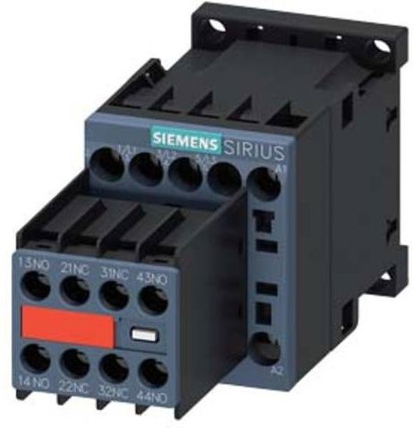 Siemens Schütz 3RT2018-1AN24-3MA0 mit 3 Schließern, 690 V/AC, grau - Bild 1