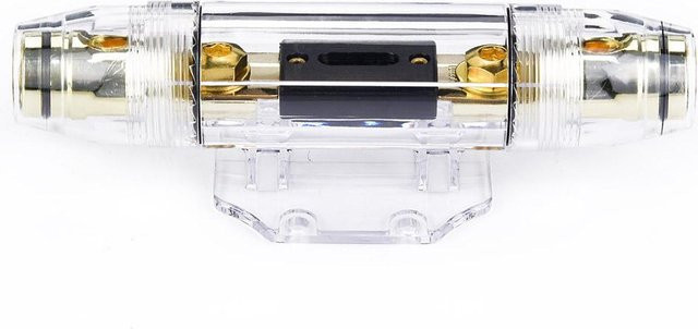 Fishine Sicherungsverteilerblock 100A mit 1 Eingang und 1 Ausgang für Auto Audio Verstärker in Weiß - Bild 1