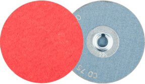 PFERD TOOLS COMBIDISC Keramikkorn Schleifblatt CD CO-COOL80 für Stahl und Edelstahl, Farbe: Rot, Durchmesser: 75 mm - Bild 1