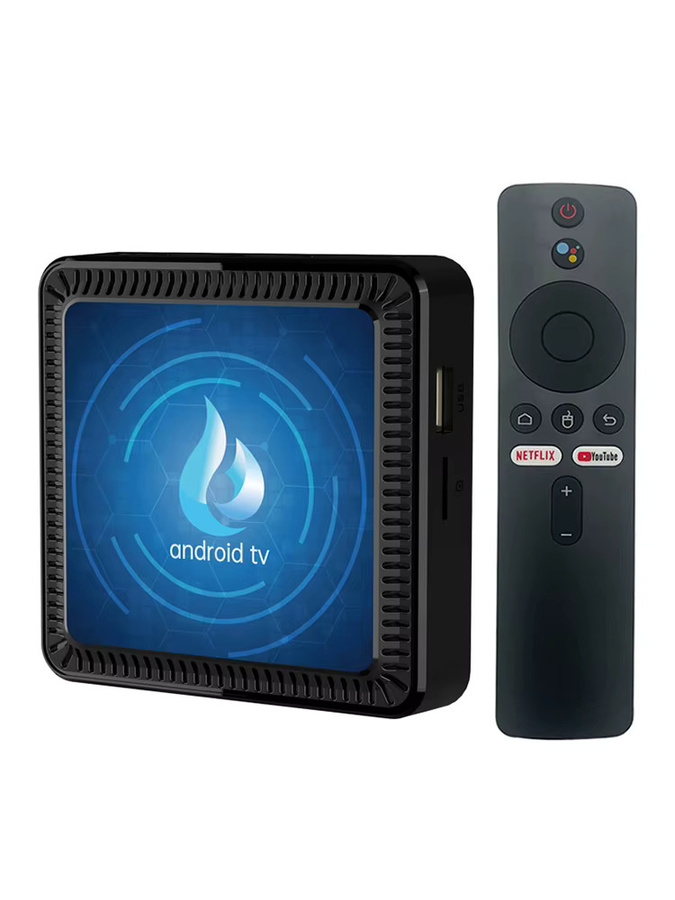 Android 16 TV-Box Allwinner H313 Quad-Core mit 4GB RAM und 64GB ROM, 8K Ultra HD AV1 Media Player, Dual-WLAN und Bluetooth 5.0, Schwarz - Bild 4
