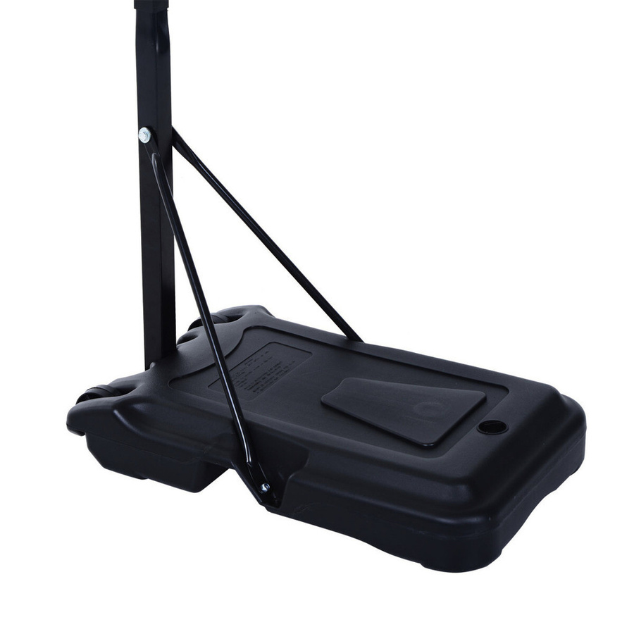 HOMCOM Basketballanlage höhenverstellbar rollbar schwarz - Bild 4