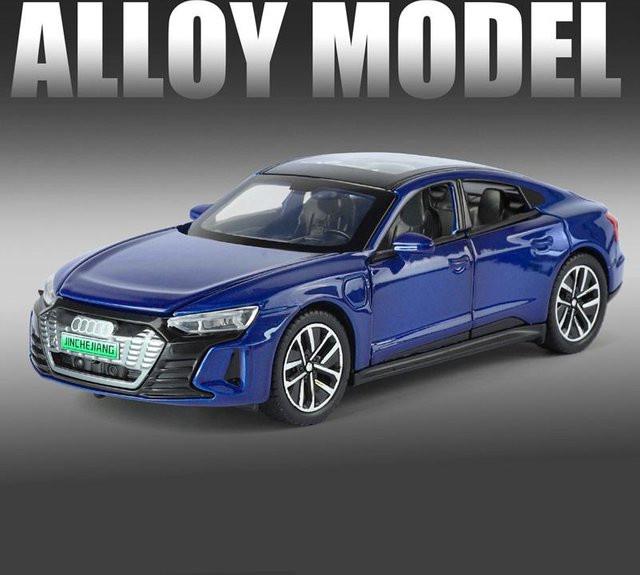 Linyi toy car Rs E-Tron Gt Coupe Sportwagen Modell, 1:32, Metall, mit Ton und Licht - Bild 1