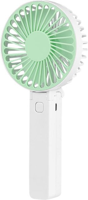 Tragbarer Handventilator von yuyongzhi, faltbares Mini-Desktop-Luftkühlgerät mit USB-Aufladung, Farbe: Grün - Bild 1