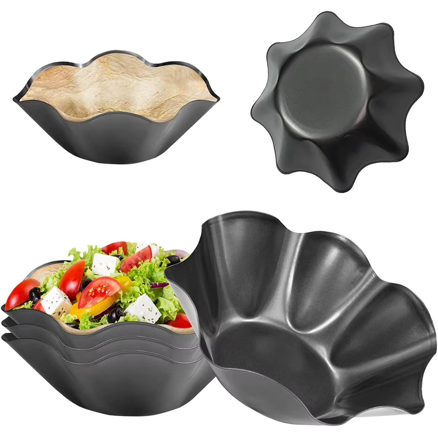 LMETJMA Tortilla Pan Set aus Carbonstahl mit Antihaftbeschichtung zur Herstellung von Tortilla Shells und Taco-Schalen - Bild 7