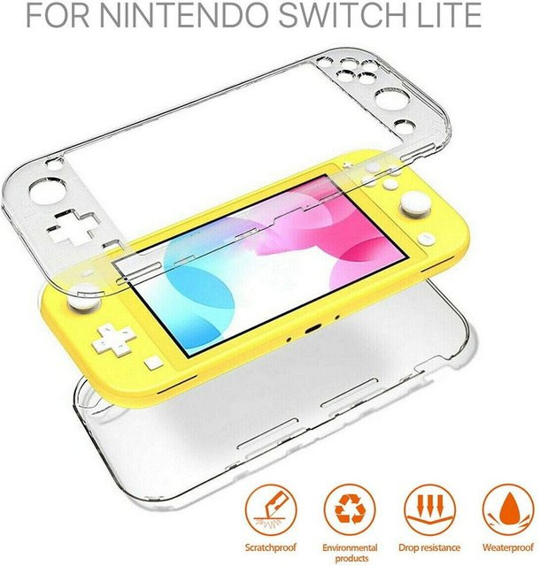 Stoßfeste Schutzhülle für Nintendo Switch und Nintendo Switch Lite in Transparent - Bild 1