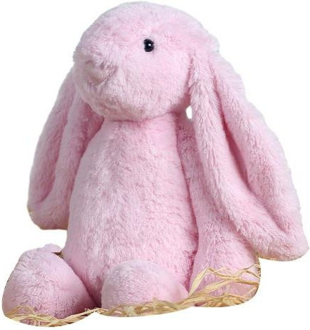 HonorBond Plüschhase, rosa, 28cm - Bild 1