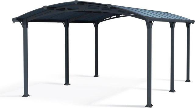 Canopia Arcadia Carport aus Aluminium in Anthrazit B: 360 cm, T: 510 cm - Bild 1
