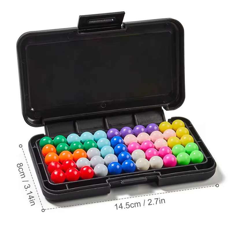 KNYYSECQ 3D Smart Battle Color Pyramid Magic Bead, Perlenspiel, Bunt / Mehrfarbig, ab 3 Jahre - Bild 6