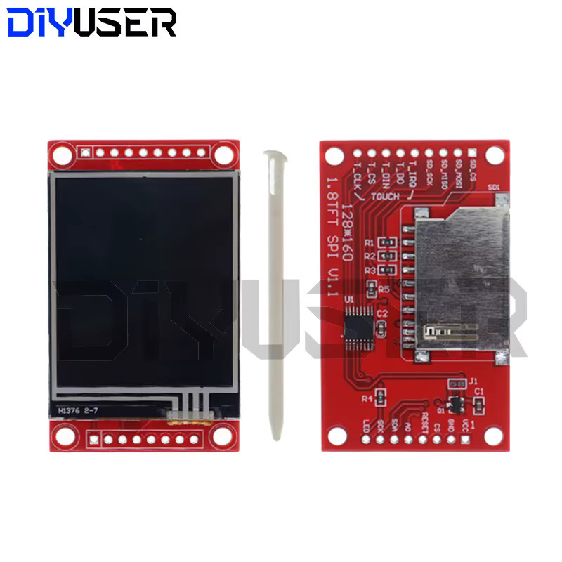 DIYUSER Smart TFT Touch-Display Modul mit ILI9341 oder ST7789 Treiber IC in Rot - Bild 3