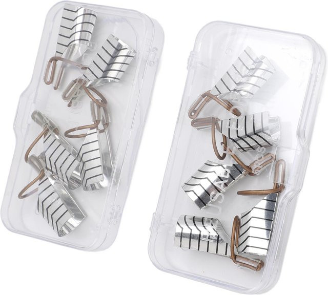 Shoemst Nagelverlängerungsformen, Metall, 10 Stück, Unisex - Bild 1