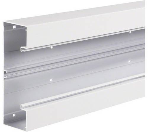 Hager Brüstungskanal Unterteil BRA652101B9016 in Weiß, Breite: 21 cm, Länge: 200 cm - Bild 1