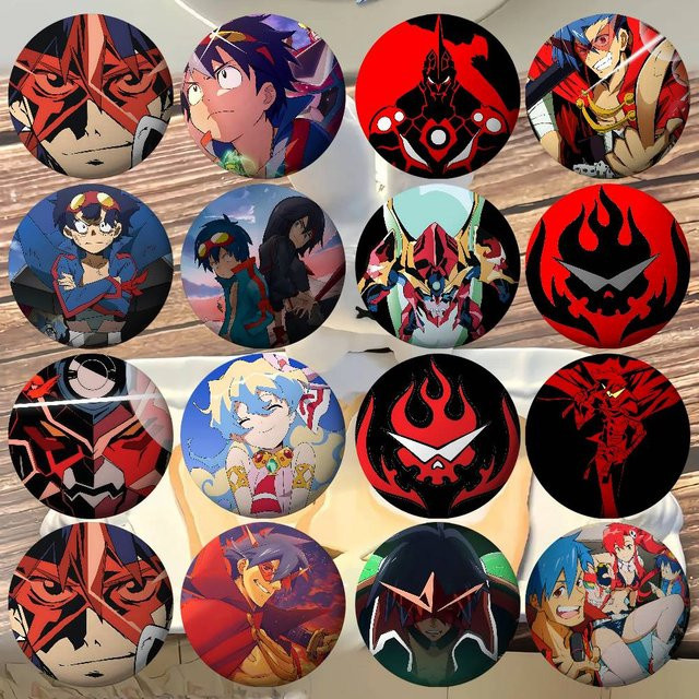 Brosche Anime G-Gurren Lagann, Kinder - Bild 1