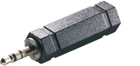 Vivanco Stereo Klinken-Adapter 3,5 mm in Schwarz - Bild 1