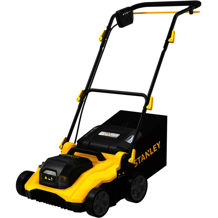 Stanley V 20 Akku-Vertikutierer 36 Volt (2x18V) in Schwarz-Gelb - Bild 1