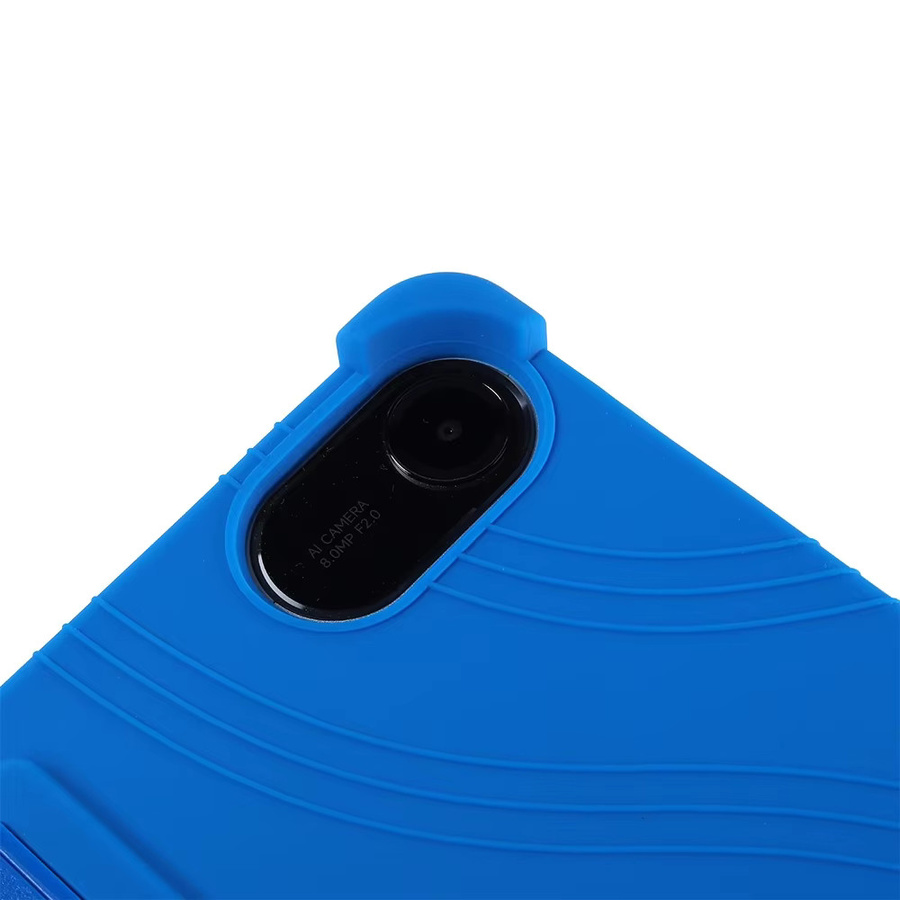 Xiaomi Redmi Pad 2 2025 Schutzhülle aus weichem Silikon mit Standfunktion in Rot oder Blau - Bild 3