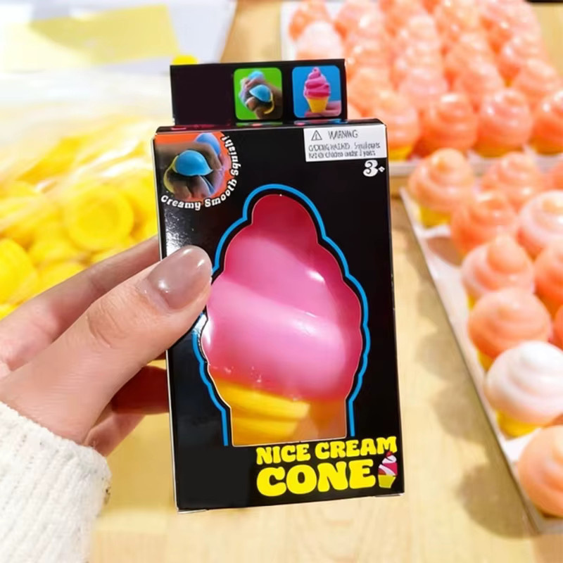 Schyling Needoh Eiswaffel-Squishy-Spielzeug, Dekompressionsball - Bild 5