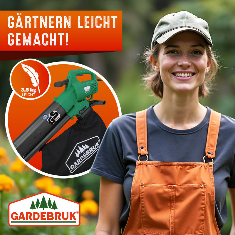 Elektrischer 3in1 Laubsauger mit TÜV Süd GS Zertifizierung - Bild 2