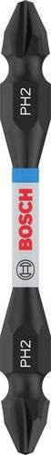 Bosch PRO Impact Schrauberbit PH2 mit Doppelklingen und Pick and Click-Einsätzen, schwarz, Stahl, Länge: 65 mm - Bild 1