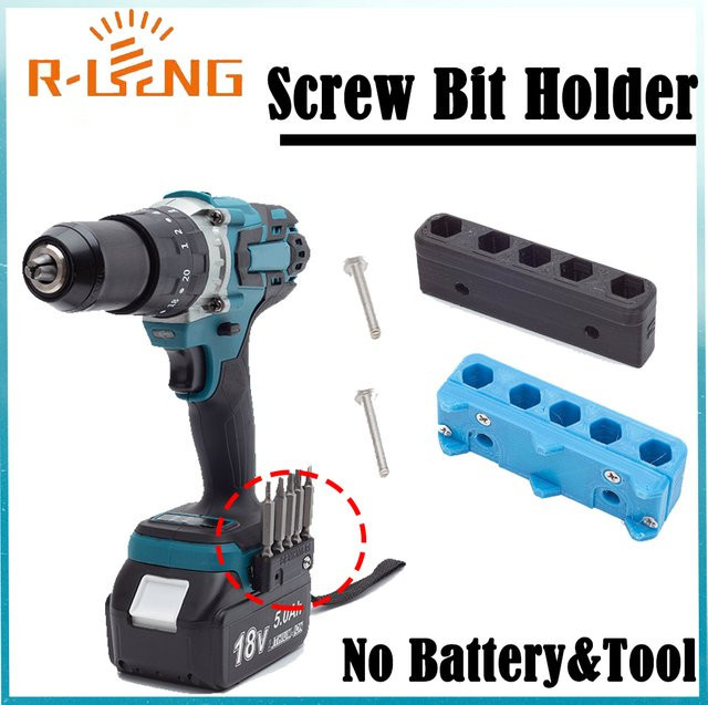 Magnetischer Bithalter von Makita als Bohrer-Organizer in Blau für 18 V Elektrowerkzeuge - Bild 1