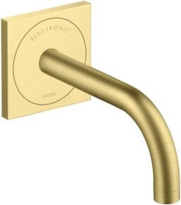 Hansgrohe Axor Uno UP Elektronischer Sensor-Waschtischmischer Wandmontage, Ausladung 16,5 cm, Brushed Brass - Bild 1