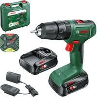 Bosch Akku-Schlagbohrschrauber EasyImpact 18V-40+ Zubehörset in Grün/Schwarz - Bild 1