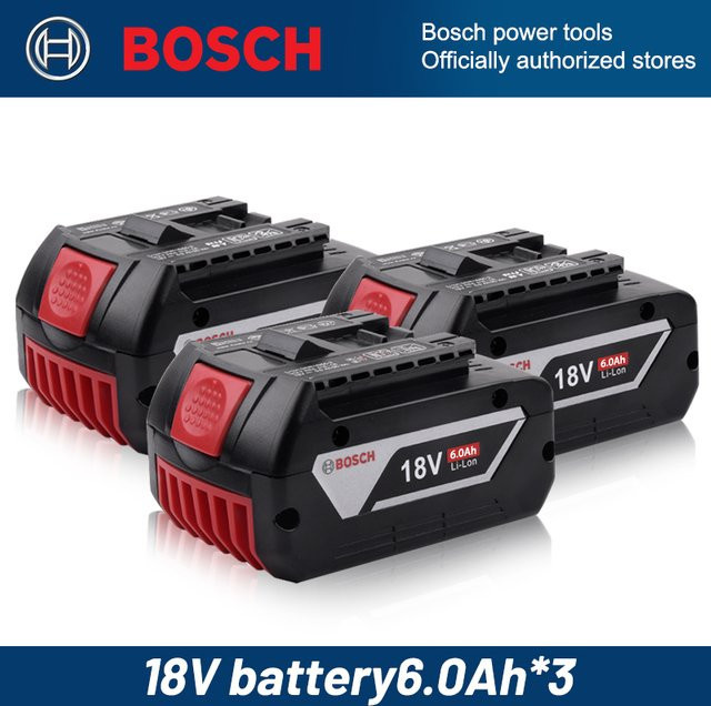Bosch Lithium-Ionen-Akku 18 V 6,0 Ah BAT609 für Elektrowerkzeuge - Bild 1
