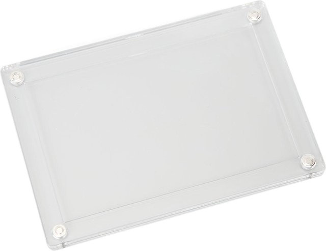 Koogeelife Magnetischer Kühlschrank-Fotorahmen aus Acryl, Transparent, Rechteckig - Bild 1