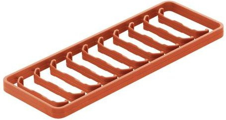 HARTING Kodierelement 09100009901 aus Kunststoff in Rot und Orange, 10 Stück - Bild 1