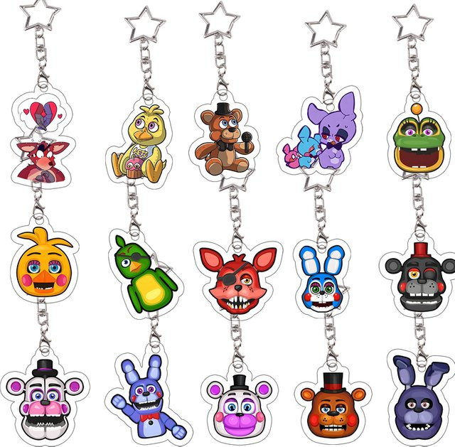 Bandai Five Nights at Freddy's Foxy The Pirate Acryl-Schlüsselanhänger, Piraten - Bild 1