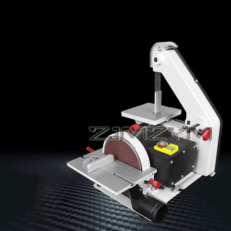 ZJMZYM Tisch-Sandpoliermaschine mit Bandschleifer und runder Scheibe, 220 V - Bild 4