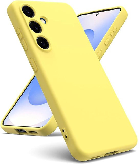 Stoßfeste Flüssigsilikonhülle für Samsung Galaxy S25 S24 S23 S22 Ultra Plus S21 FE in Matte Candy Farbe - Bild 1