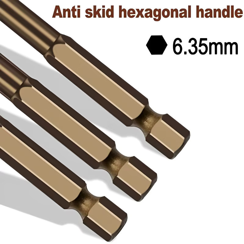KRIOCY Lochsäge Set aus Legierung für Glas, Keramik und Beton mit Kreuz- und Sechskant-Bohrer für verschiedene Durchmesser von 3 mm bis 12 mm - Bild 5