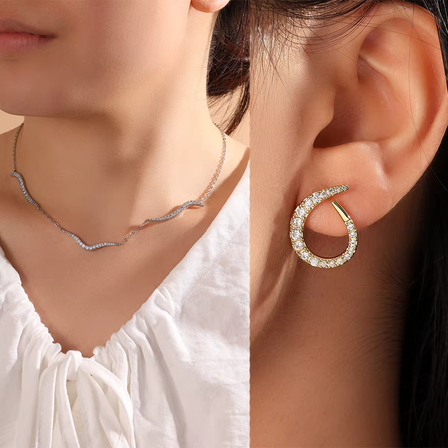 ZAKOL Schmuck-Set, Gold, Zirkonia - Bild 2
