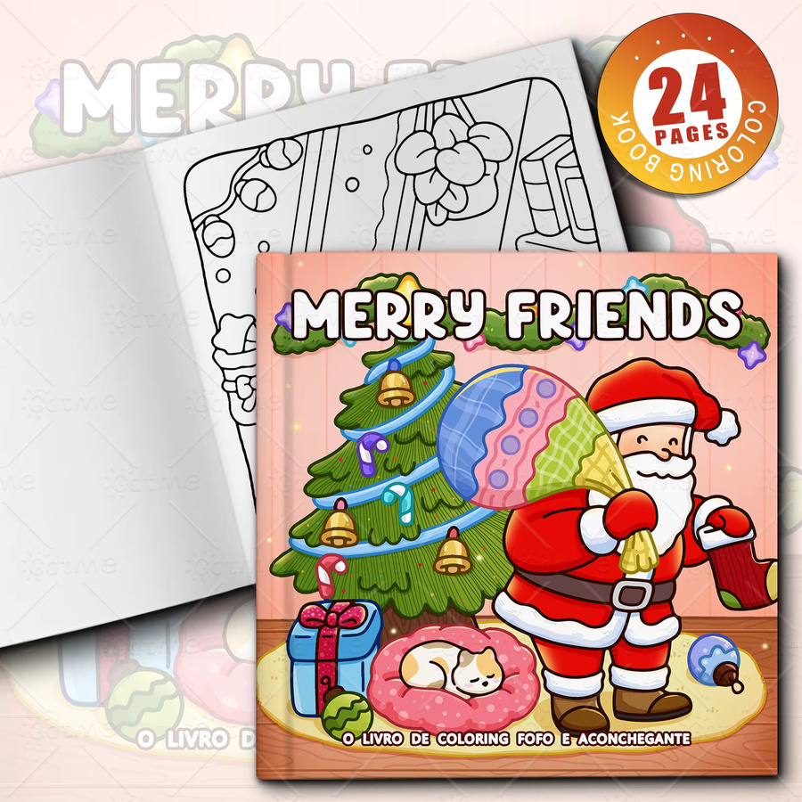 MERRY FRIENDS Montessori Malbuch für Kinder als pädagogisches Graffiti-Zeichenspiel in Mehrfarbig - Bild 2