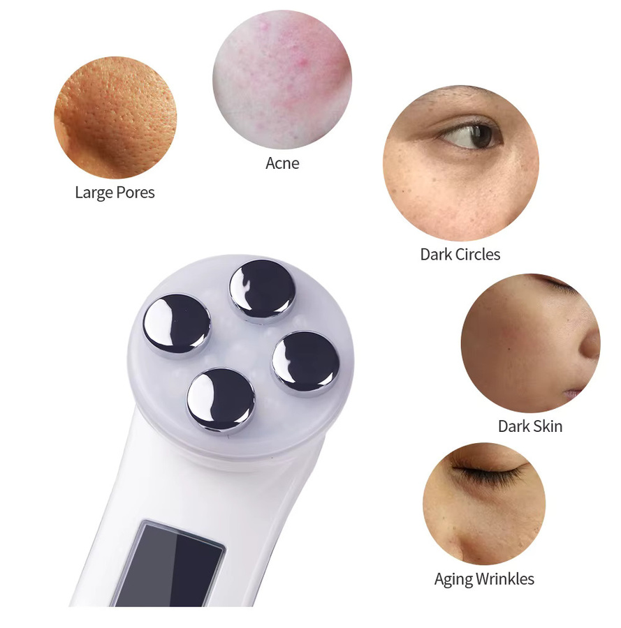 foreverlily Hochfrequenz-Facelifting-Maschine, Mikrostrom-Massagegerät für das Gesicht, Unisex - Bild 2