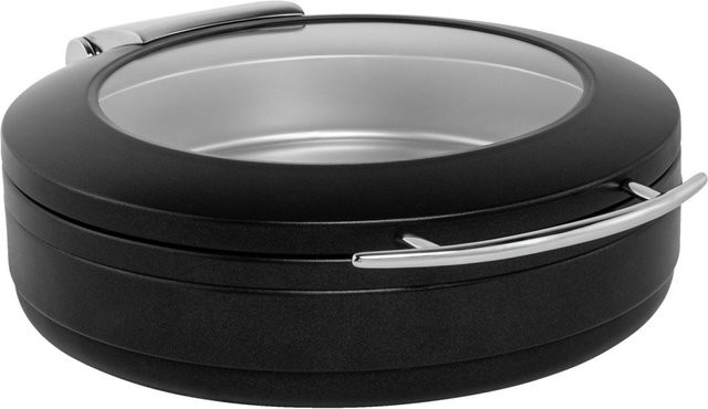 VEGA Chafing Dish Fenton rund, schwarz/silber, 6 l, B/T/H: 44 x 54 x 16 cm - Bild 1