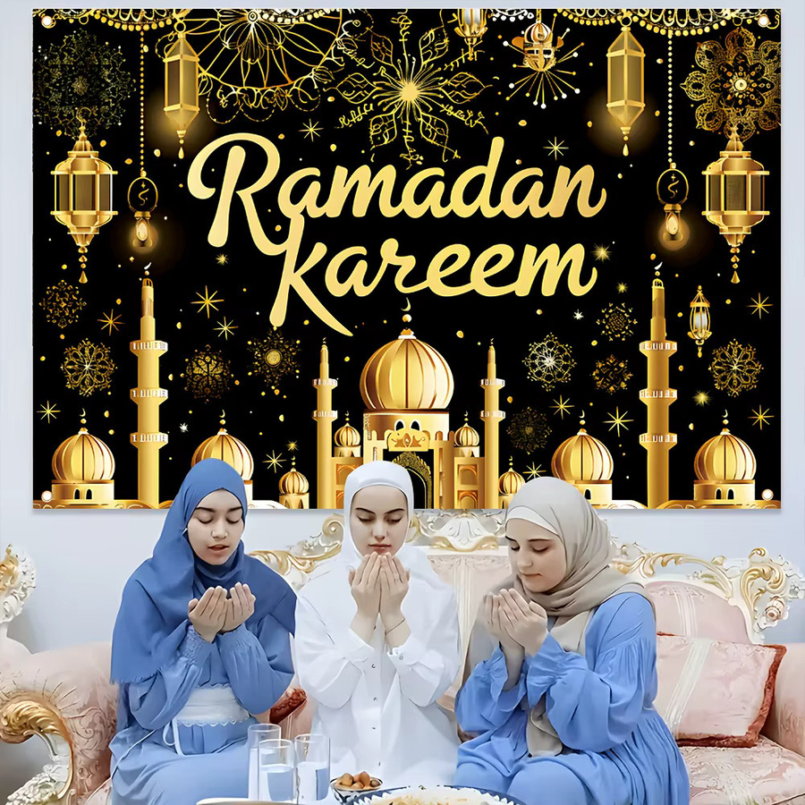 VIKAMA Ramadan Banner Eid al Fitr Wanddekoration für deine Party Feier - Bild 2