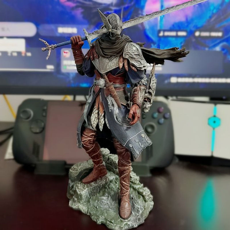 Bandai Elden Ring Dark Lord's Landing Tracker Collection Limited Edition Ornament Statue aus Kunstharz, mehrfarbig - Bild 1